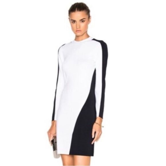 Rag & Bone Cecilee Long-Sleeve Colorblock Sheath Dress REVOLVE, NWT, Size XS - Picture 15 of 15